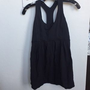 Black lululemon size 6 top